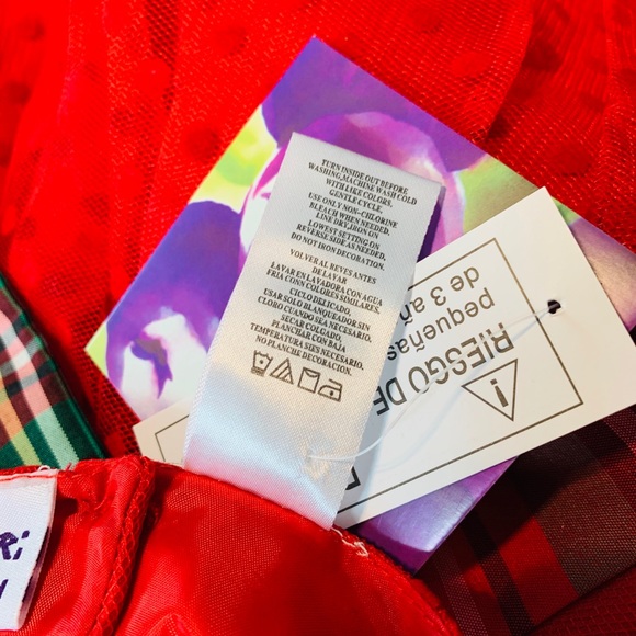 Red Holiday Dress & Sweater Set - 2 piece NWT - Picture 7 of 8